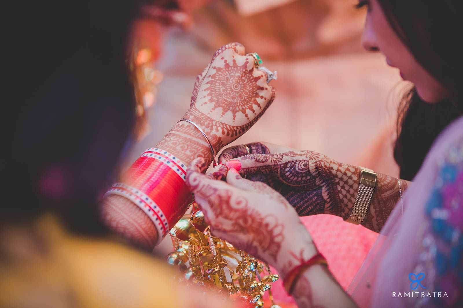 Kaleerey at the Chooda Ceremony - Indian wedding traditions and customs